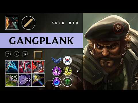 Gangplank Mid vs Ahri - KR Diamond Patch 26.03