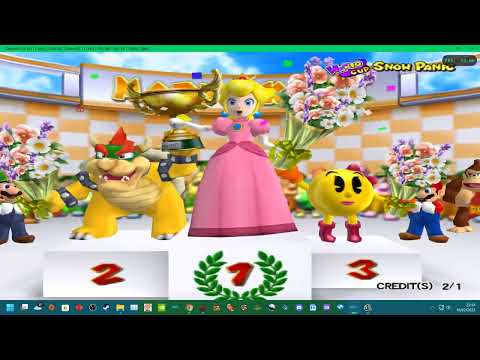 PC ARCADE - MARIO KART ARCADE GP 2 - PEACH  + WARIO CUP FULL PC TRIFORCE 2023 UK ARCADES 4K UHQ