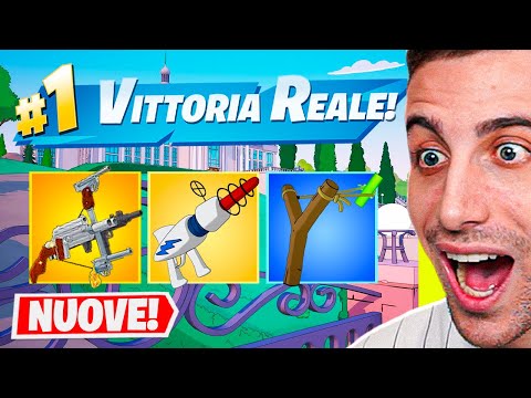 Gioco con le NUOVE Armi *SEGRETE* dei SIMPSON e VINCO! Fortnite ITA