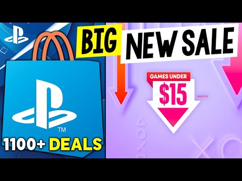 BIG NEW PSN SALE Live Now! Games UNDER $15 Sale 1100+ PS4/PS5 DEALS (NEW PlayStation Deals 2023)