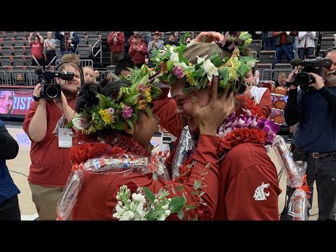 WSU celebrates Chanelle Molina and Borislava 'Bobbi Buckets' Hristova on Senior Day