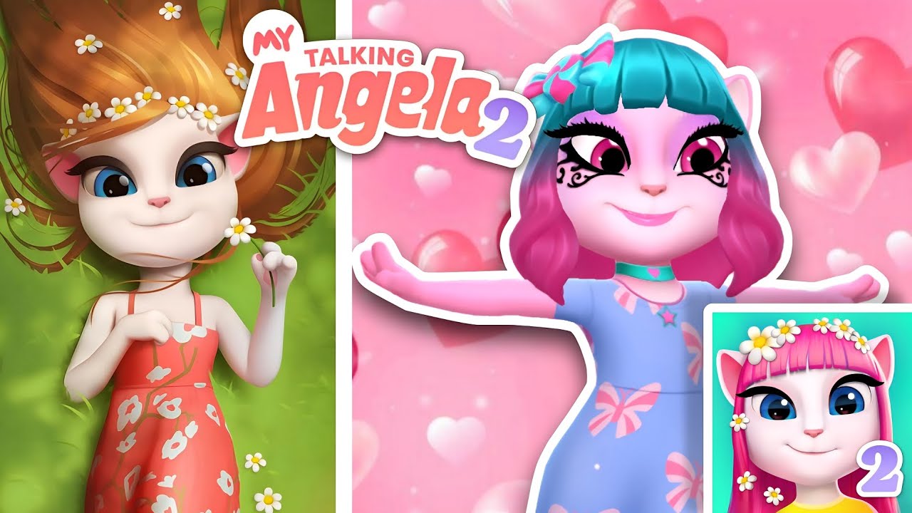 🌸 Моя Говорящая Анджела 2 | Старая версия с 2022 года | old version from 2022 my talking Angela 2 🌸