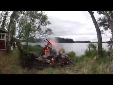 Finnish bonfire timelapse / kokko
