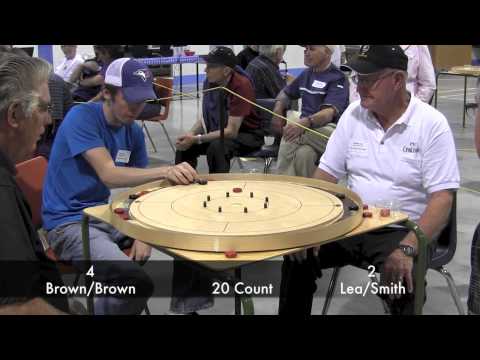 Crokinole 2014 World Championship - Doubles Brown/Brown v Lea/Smith
