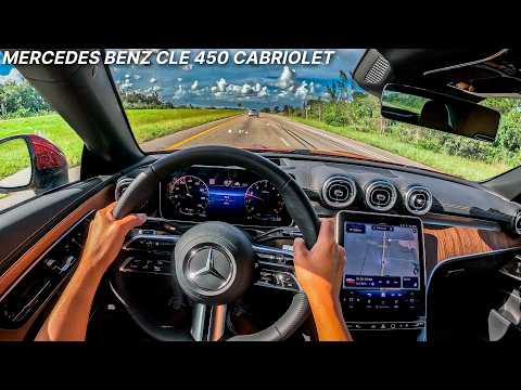 The 2024 Mercedes-Benz CLE 450 4Matic Cabriolet - POV Silent Review