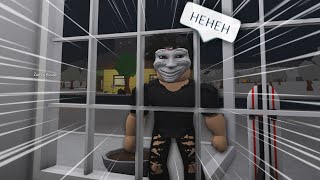 breaking into BLOXBURG HOUSES AND SPYING ON MY NEI