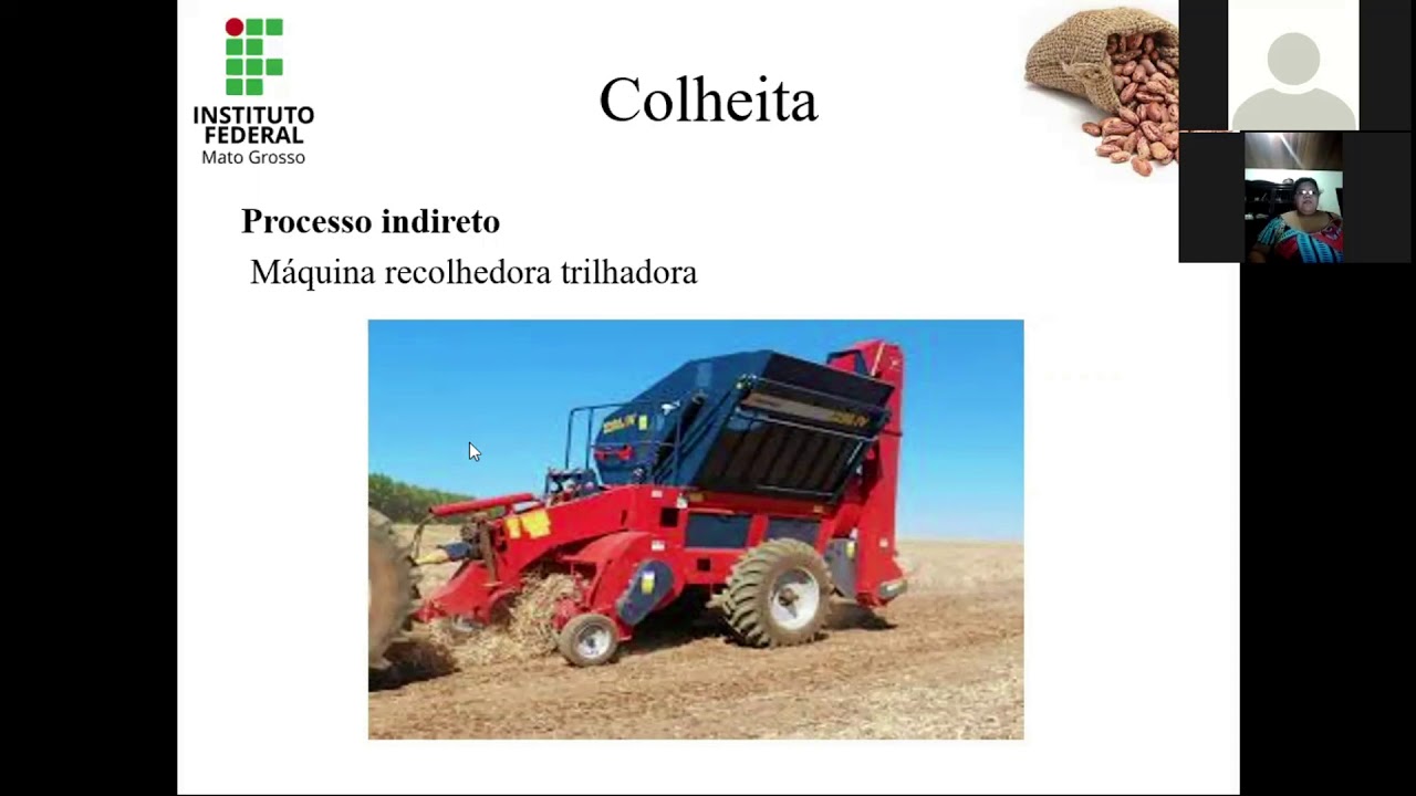 Colheita, Pós - Colheita, Industrialização e comercialização da cultura do Feijão.