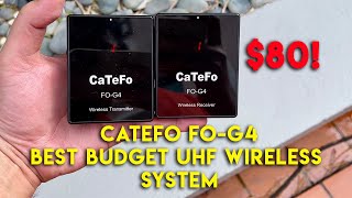 $80 UHF Wireless Lavalier System!? - CaTeFo FO-G4 Review: How GOOD is it?