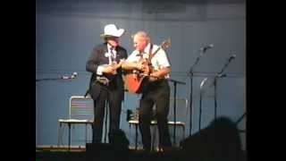Very Rare  Bill Monroe & Doc Watson Video - What Would You Give In Exchange  - 1990
