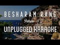 Besharam Rang - Pathaan | Karaoke with Lyrics | unplugged | Shah Rukh Khan, Deepika | Sebin Xavier