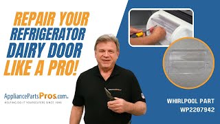 How to Replace: Whirlpool/KitchenAid/Maytag Refrigerator Dairy Door WP2207942