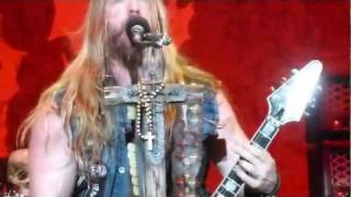 Black Label Society &quot;Godspeed Hellbound&quot; @ San Manuel Amphitheater, San Bernardino, CA. 10-22-2011