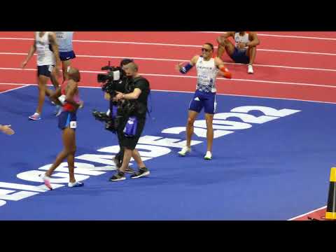 Grant Holloway 60 m Hurdles 1. Place World Indoor Championships Belgrade 2022
