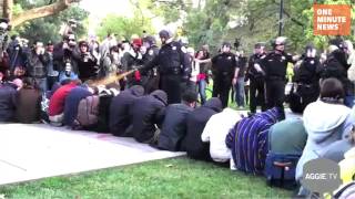 UC Davis Chancellor Linda Katehi Walk of Shame, Pepper Spray Police Placed on Admin Leave
