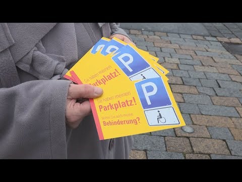 Parke hier nur, wenn du es auch darfst - Coburg und die Behindertenparkplätze