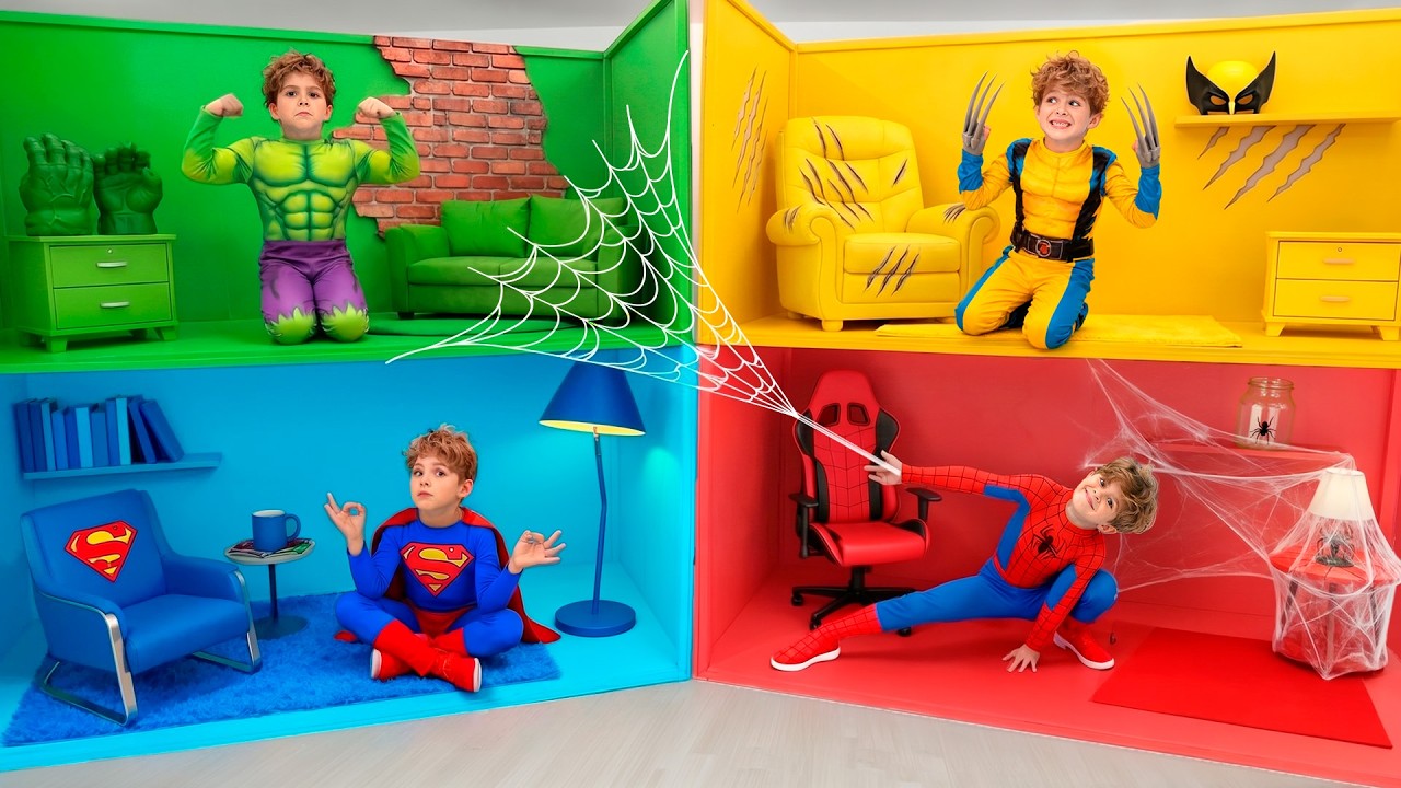 Kids Turn Into Superheroes in the Four Colors Playhouse Challenge