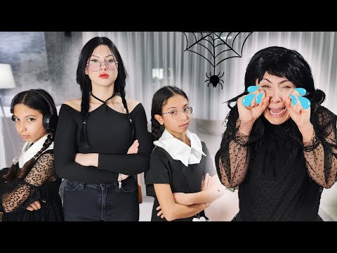 WEDNESDAY ADDAMS BRINGS HIS TWIN BROTHERS TO SCHOOL! | EYLÜL LAL