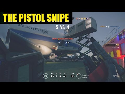 LONGEST Pistol Snipe! - Rainbow Six Siege