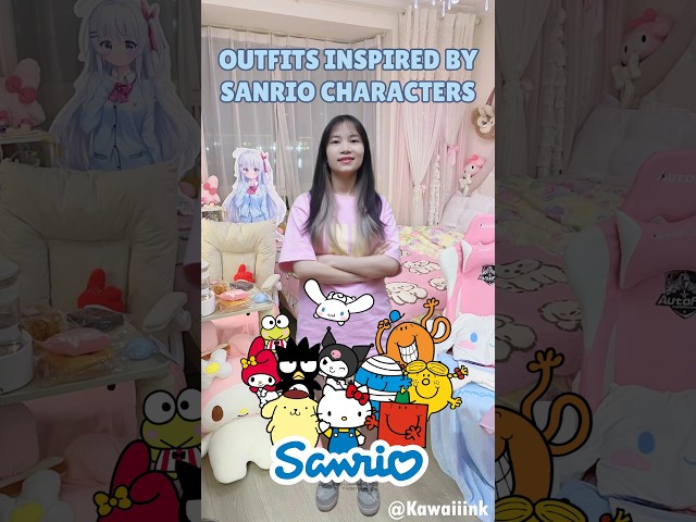 Vídeo relacionado con Hello Kitty & Friends Camiseta de manga corta para mujer, My Melody, Kuromi, Cinnamoroll Graphic Tee para mujer | Camiseta con estampado de personajes Sanrio, Keroppi, L