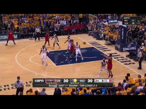 George Hill directing the defense