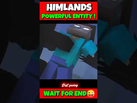 Dust Gaming [Minecraft] - HIMLANDS NEW POWERFUL ENTITY ? #himlands #smartypie #shortvideo #viral #minecraft #yessmartypie