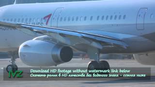preview picture of video 'Asiana Airlines Aibus 321 getting to the start. Spotting at airport Tolmachevo'