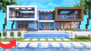 This Minecraft MODERN HOUSE is OVERPOWERED [Tutorial]