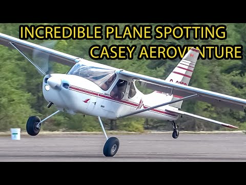 INSANE CLOSE UP Plane Spotting at an ABANDONED MILITARY BASE - Casey Aeroventure 2021