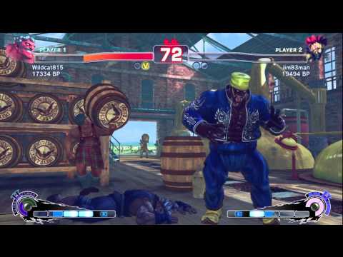 Wildcat815 [Hakan] vs iim83man [Akuma] SSF4 Japanese Online Ranked Matches - TRUE-HD