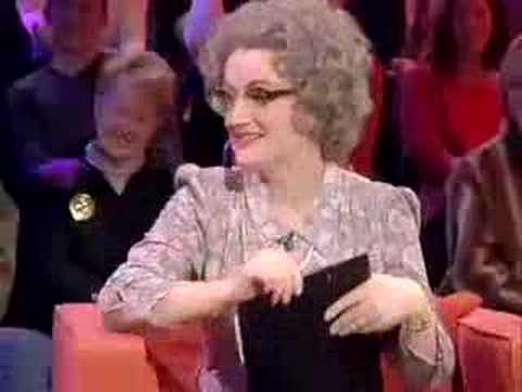 Thumbnail of the video: Debbie McGee on Mrs Merton