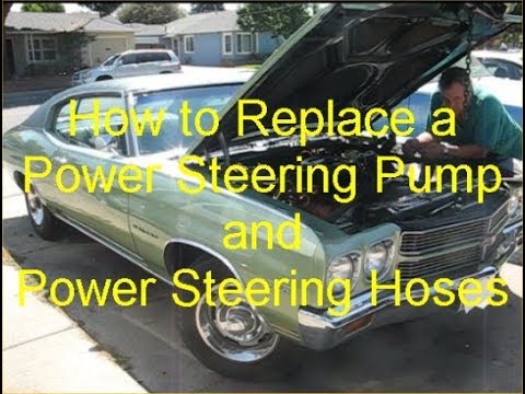 How to Replace Power Steering Pump and Power Steering Hoses