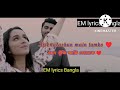 Main Phir Bhi Tumko Chahungi Bangla Lyrics Bangla Version Arijit Sing