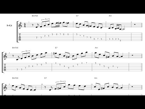 Minor 2-5-1 Jazz Licks #2
