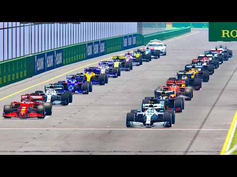 Ferrari F1 2020 Cars vs F1 2019 Cars - Melbourne GP