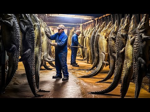 Inside the Crocodile Leather Factory:  How Luxury Fashion Is Handcrafted by Masters|Complete Process