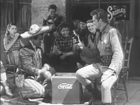 1955 COCA-COLA COMMERCIAL - Bill Williams, Don Diamond