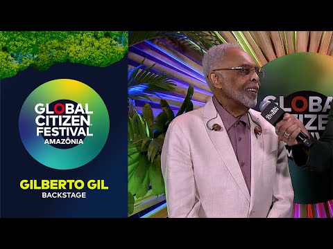 Hugo Gloss Interviews Gilberto Gil Backstage | Global Citizen Festival: Amazônia 2025
