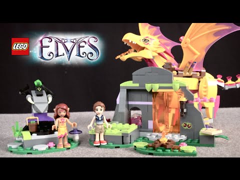 LEGO Elves Fire Dragon's Lava Cave from LEGO