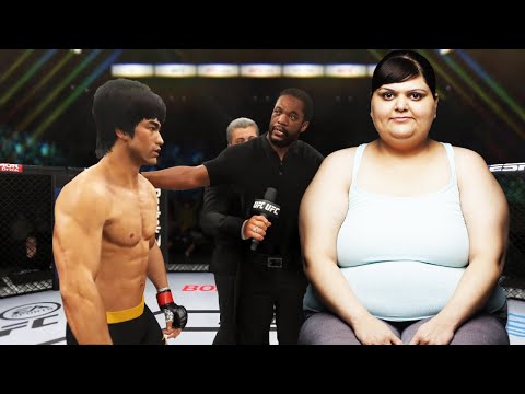 PS5 | Bruce Lee vs. FAT GIRL (EA Sports UFC 4)