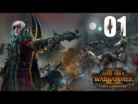 Total War: WARHAMMER 2 // Curse of the Vampire Coast - Episode #1 [Luthor Harkon]