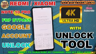 Xiaomi Redmi Note 10 Pro FRP bypass | Redmi Note 10 Pro FRP Unlock | Unlock Tool
