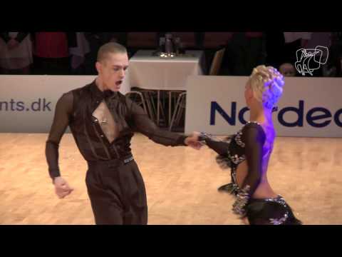 2012 European Ten Dance R1: Jaak Vainomaa - Taina Savikurki, FIN