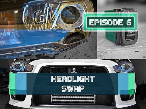 Evo X Headlight Replacement - Details, pics & more!!!
