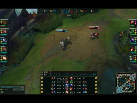 Renekton vs vlad bronze lvl 1 strats