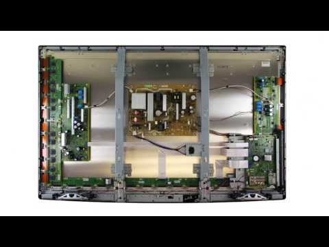 Reparando Samsung Plasma TV Panel de piezas para Plasma TV con subtítulos en español