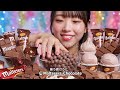 ASMR MALTESERS MAGNUM CHOCOLATE ICE CREAM Dessert Mukbang No Talking Eating Sounds