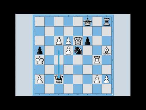 Veličanstveni napad Vladimira Kramnika u partiji protiv Garija Kasparova # 1438