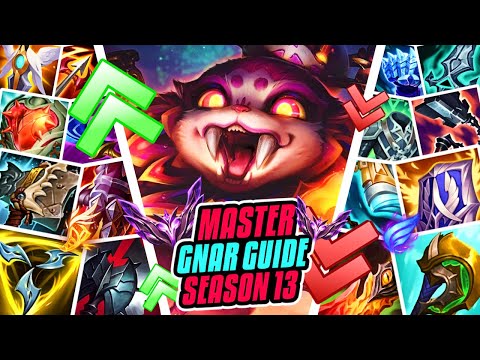 UPDATED MASTER GNAR GUIDE SEASON 13!!! Items, Runes, Abilities, Combos, & Macro Guide