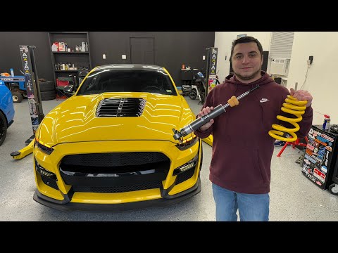 Installing a BRAND NEW Koni GTS Coil over Kit on My S550 Mustang GT!
