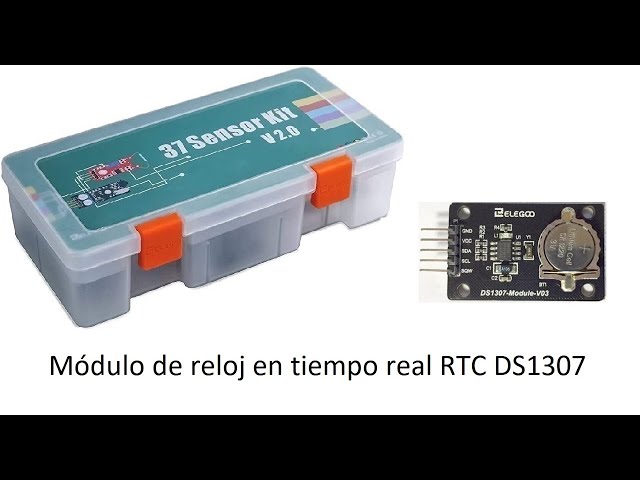 Vídeo relacionado con DAOKAI 5PCS Tiny RTC I2C Módulo de reloj en tiempo real AT24C32 Memoria de almacenamiento Módulo de reloj DS1307 de alta precisión para Arduino para AVR ARM PIC SMD, con fila única recta